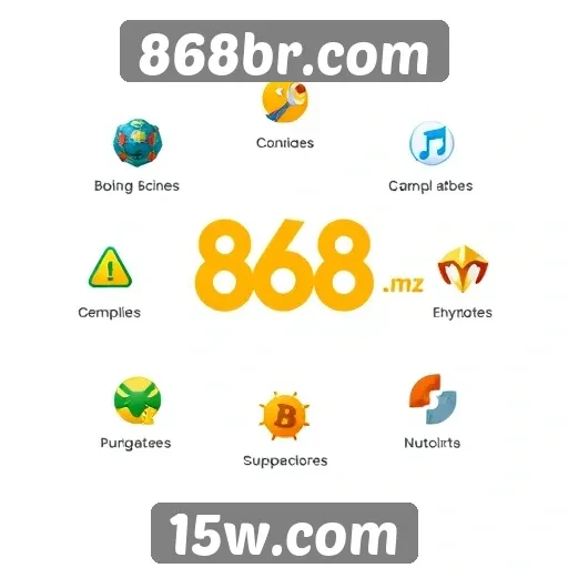 Recursos e funcionalidades do site 868br.com